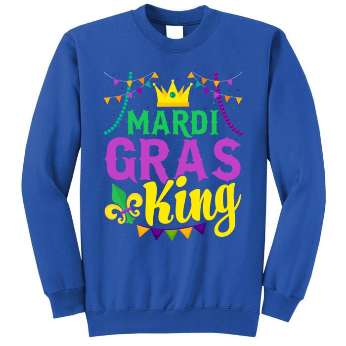 Mardi Gras King Funny Mardi Gras Festival Party Cute Gift Tall Sweatshirt