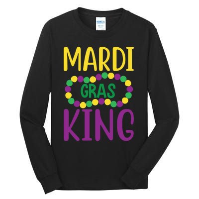 Mardi Gras King Tall Long Sleeve T-Shirt