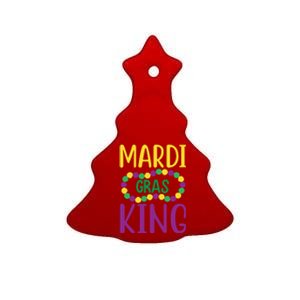 Mardi Gras King Ceramic Tree Ornament