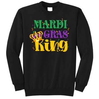 Mardi Gras King Crown Funny Mardi Gras Costume Sweatshirt