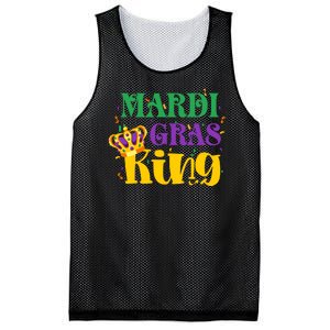 Mardi Gras King Crown Funny Mardi Gras Costume Mesh Reversible Basketball Jersey Tank