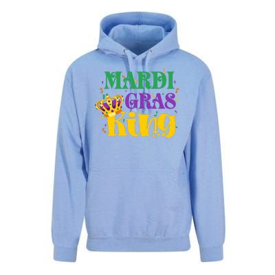 Mardi Gras King Crown Funny Mardi Gras Costume Unisex Surf Hoodie