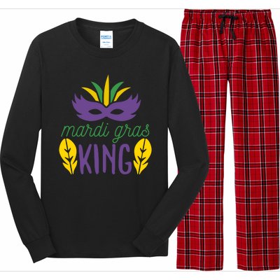 Mardi Gras King Long Sleeve Pajama Set