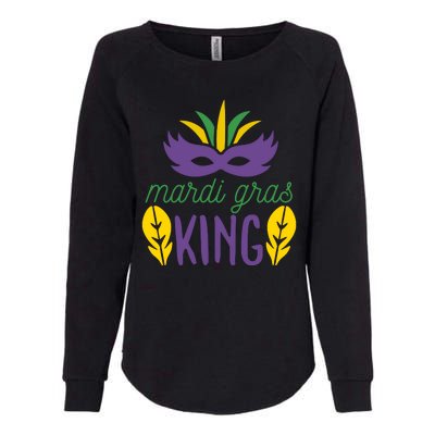 Mardi Gras King Womens California Wash Sweatshirt