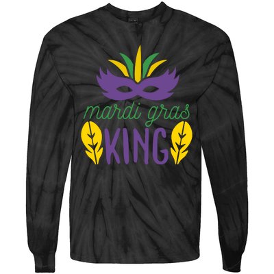 Mardi Gras King Tie-Dye Long Sleeve Shirt