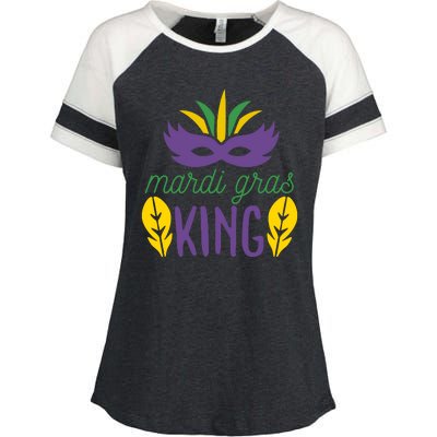 Mardi Gras King Enza Ladies Jersey Colorblock Tee