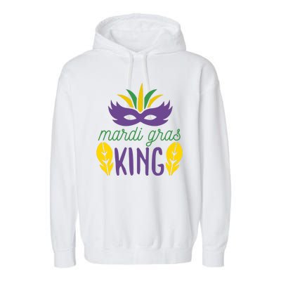 Mardi Gras King Garment-Dyed Fleece Hoodie