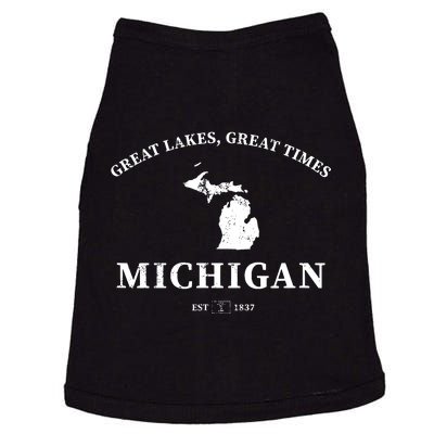 Michigan Great Lakes Great Times Doggie Tank