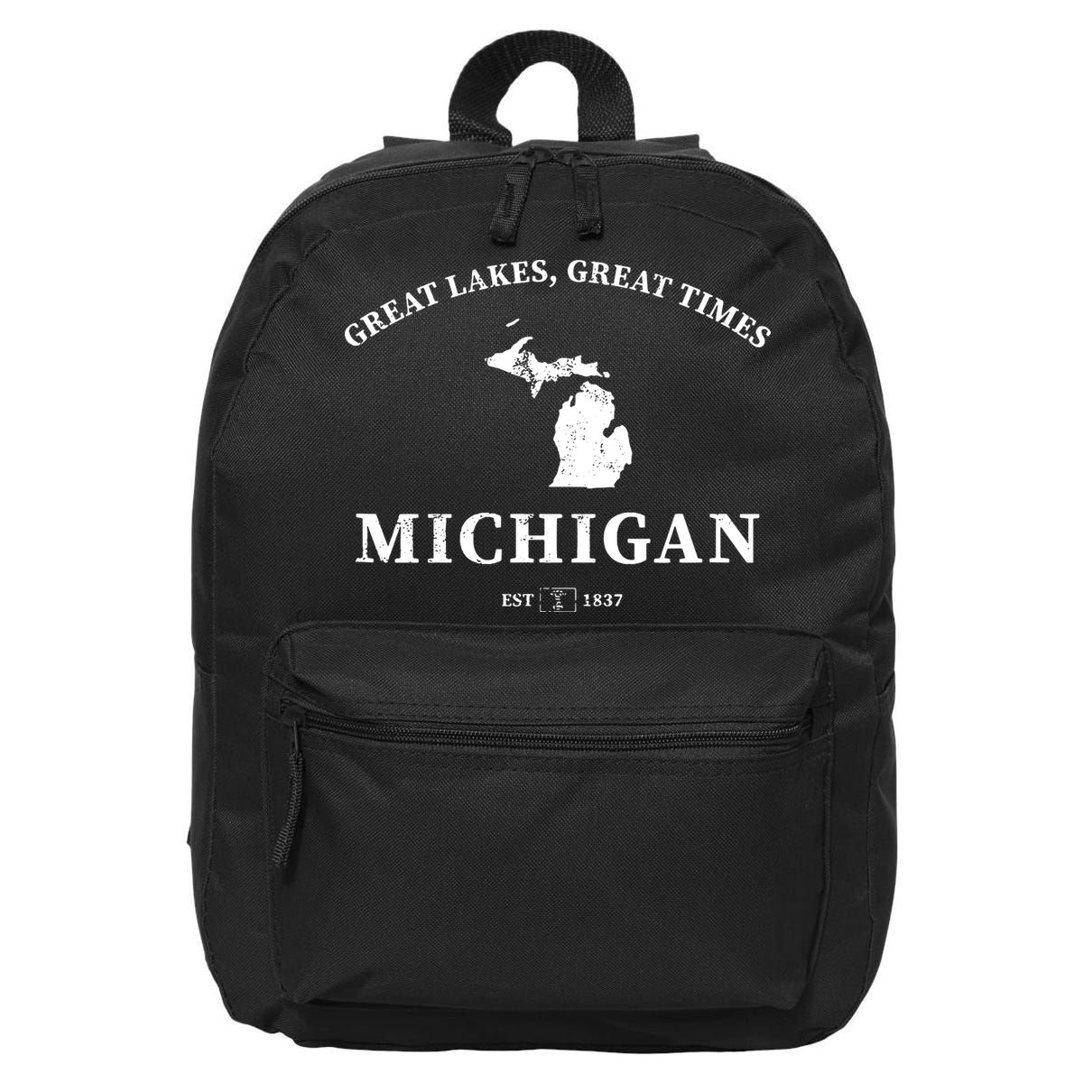 Michigan Great Lakes Great Times 16 in Basic Backpack