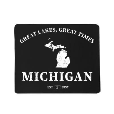 Michigan Great Lakes Great Times Mousepad