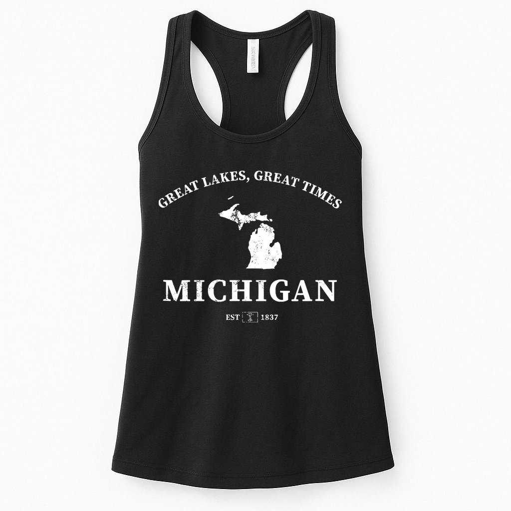 Michigan Great Lakes Great Times Womens Tank Top