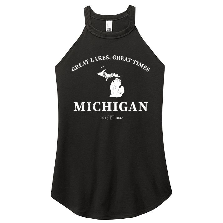 Michigan Great Lakes Great Times Women's Perfect Tri Rocker Tank