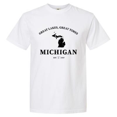 Michigan Great Lakes Great Times Garment-Dyed Heavyweight T-Shirt