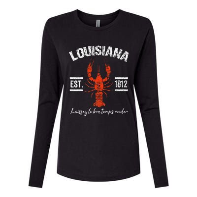 Mardi Gras Louisiana Crawfish Tee New Orleans Men Women Gift Womens Cotton Relaxed Long Sleeve T-Shirt