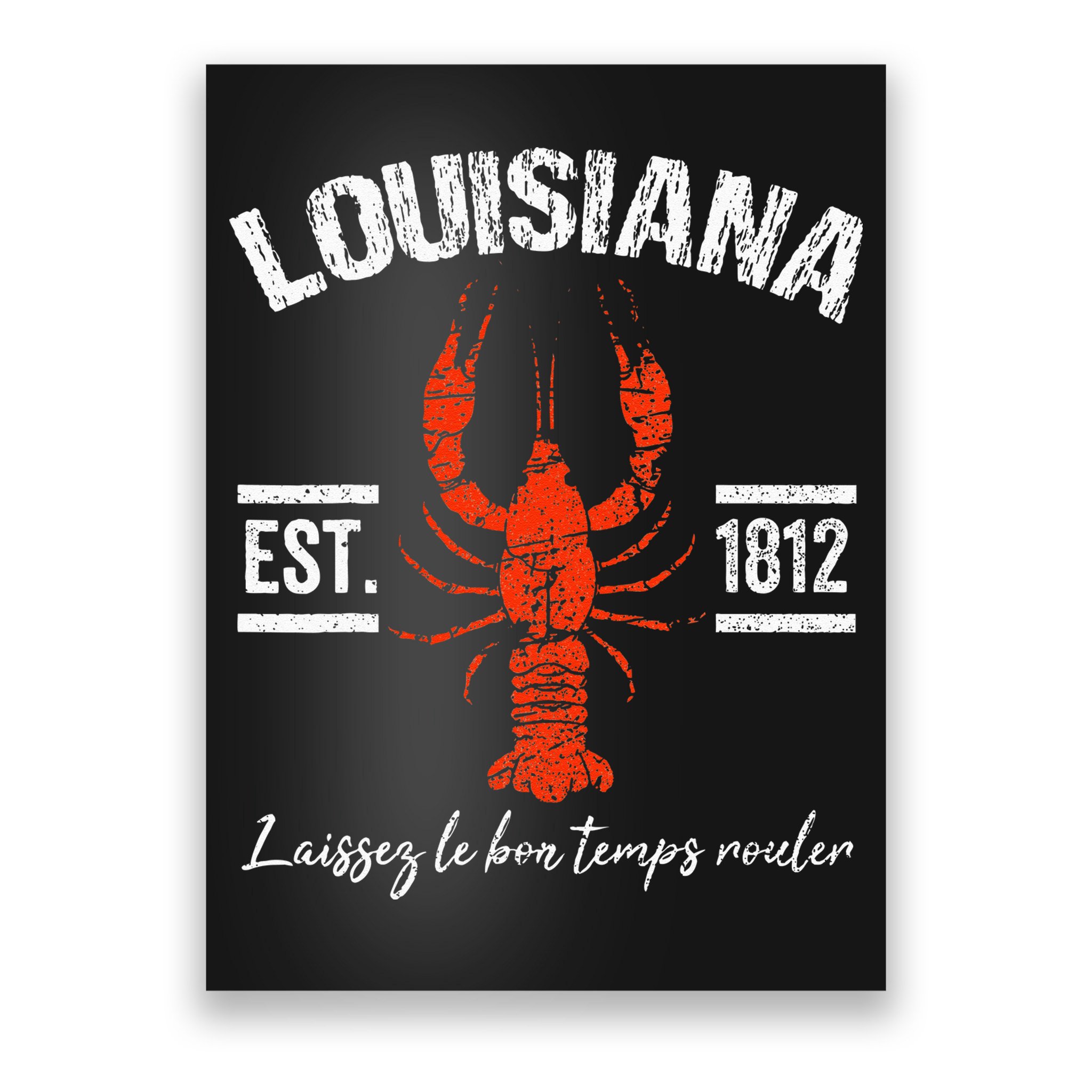 Mardi Gras Louisiana Crawfish Tee New Orleans Men Women Gift Poster