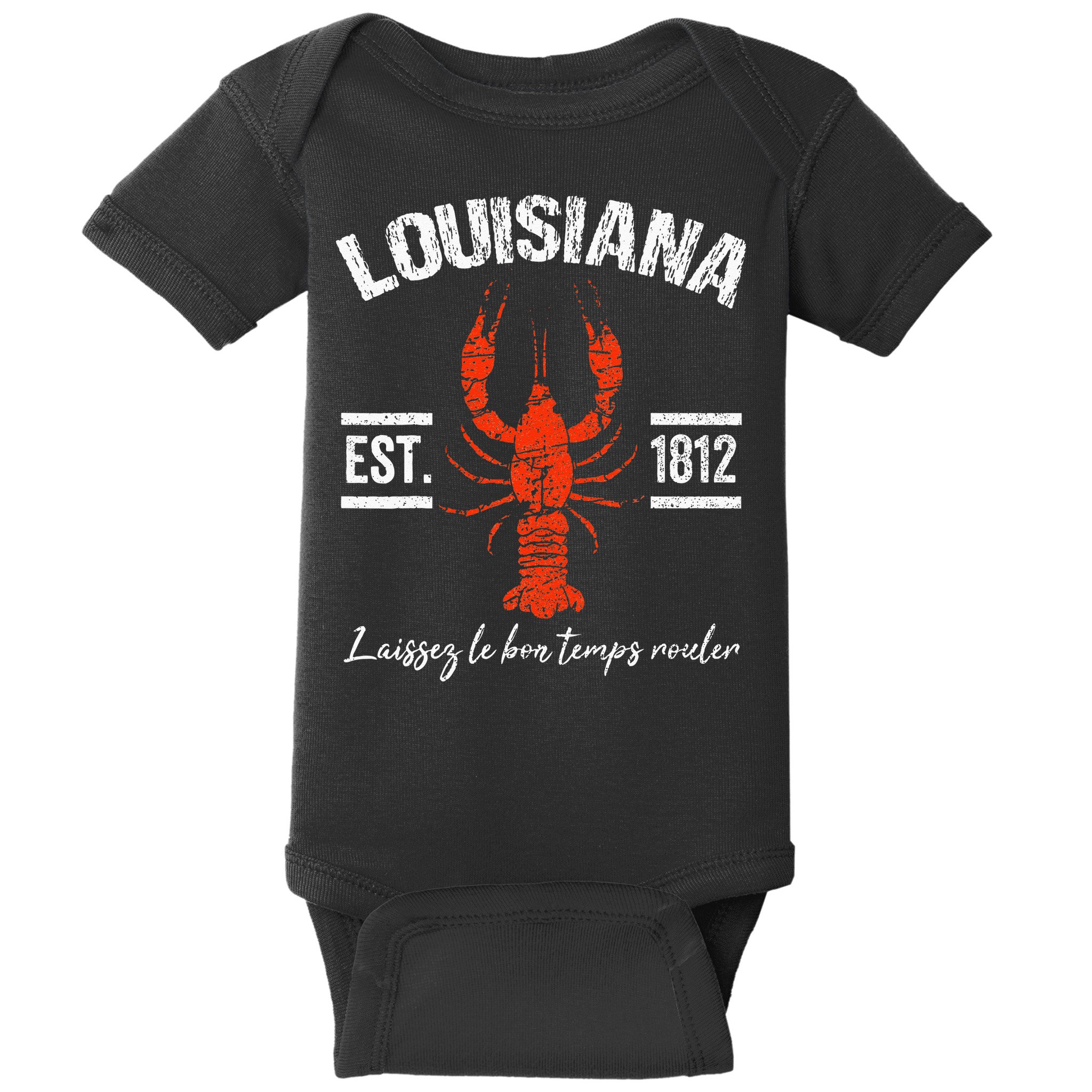 Mardi Gras Louisiana Crawfish Tee New Orleans Men Women Gift Baby Bodysuit