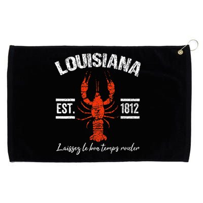 Mardi Gras Louisiana Crawfish Tee New Orleans Men Women Gift Grommeted Golf Towel