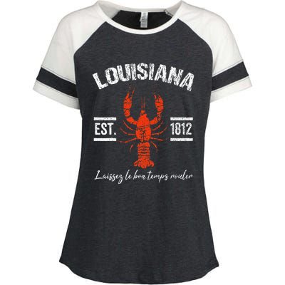 Mardi Gras Louisiana Crawfish Tee New Orleans Men Women Gift Enza Ladies Jersey Colorblock Tee