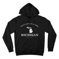 Michigan Great Lakes Great Times Hoodie