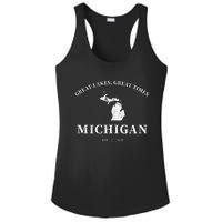 Michigan Great Lakes Great Times Ladies PosiCharge Competitor Racerback Tank