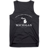 Michigan Great Lakes Great Times Tank Top