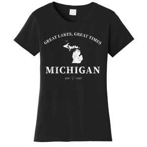 Michigan Great Lakes Great Times Women's T-Shirt