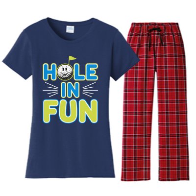 Mini Golf Lover Puttputt Fun Miniature Golf Adventures Women's Flannel Pajama Set