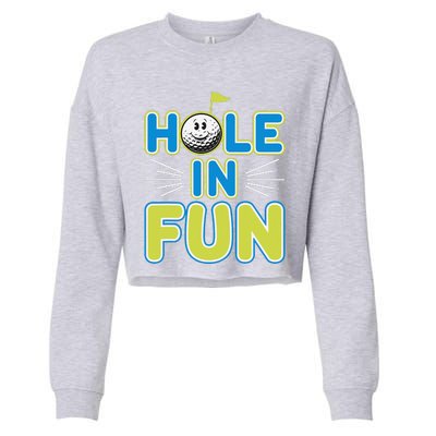 Mini Golf Lover Puttputt Fun Miniature Golf Adventures Cropped Pullover Crew