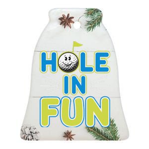 Mini Golf Lover Puttputt Fun Miniature Golf Adventures Ceramic Bell Ornament