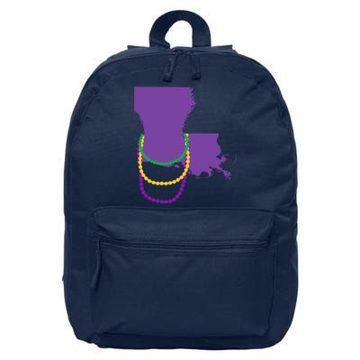 Mardi Gras Louisiana 16 in Basic Backpack