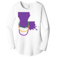 Mardi Gras Louisiana Women's Perfect Tri Tunic Long Sleeve Shirt