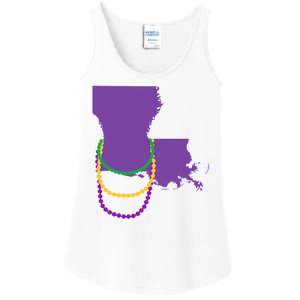 Mardi Gras Louisiana Ladies Essential Tank