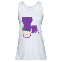 Mardi Gras Louisiana Ladies Essential Flowy Tank