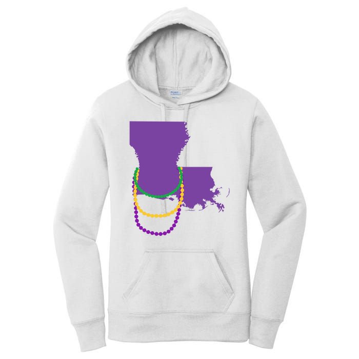 Mardi Gras Louisiana Women's Pullover Hoodie