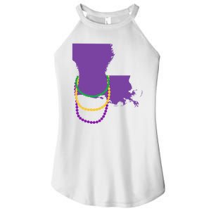 Mardi Gras Louisiana Women's Perfect Tri Rocker Tank