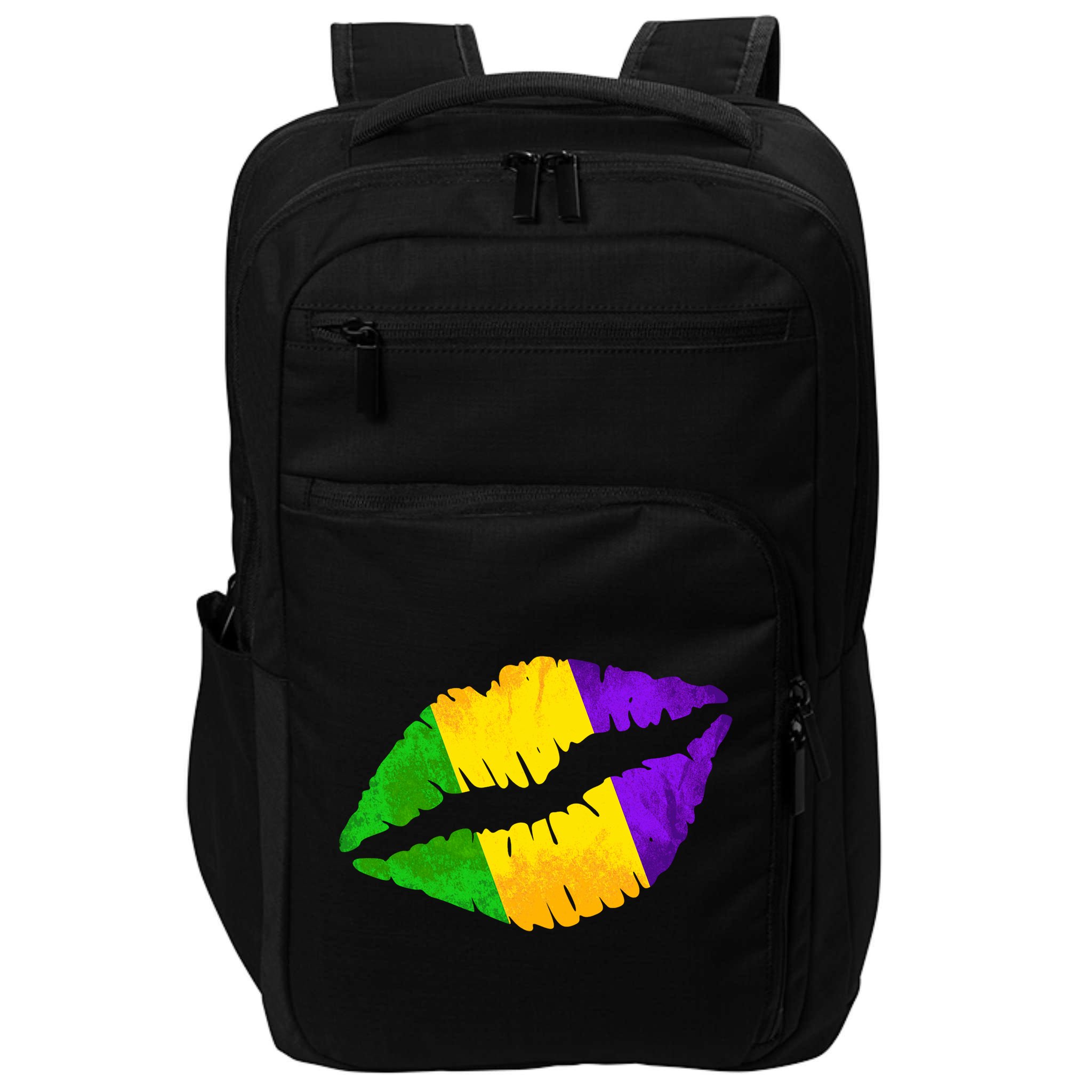 Mardi Gras Lips Design Impact Tech Backpack