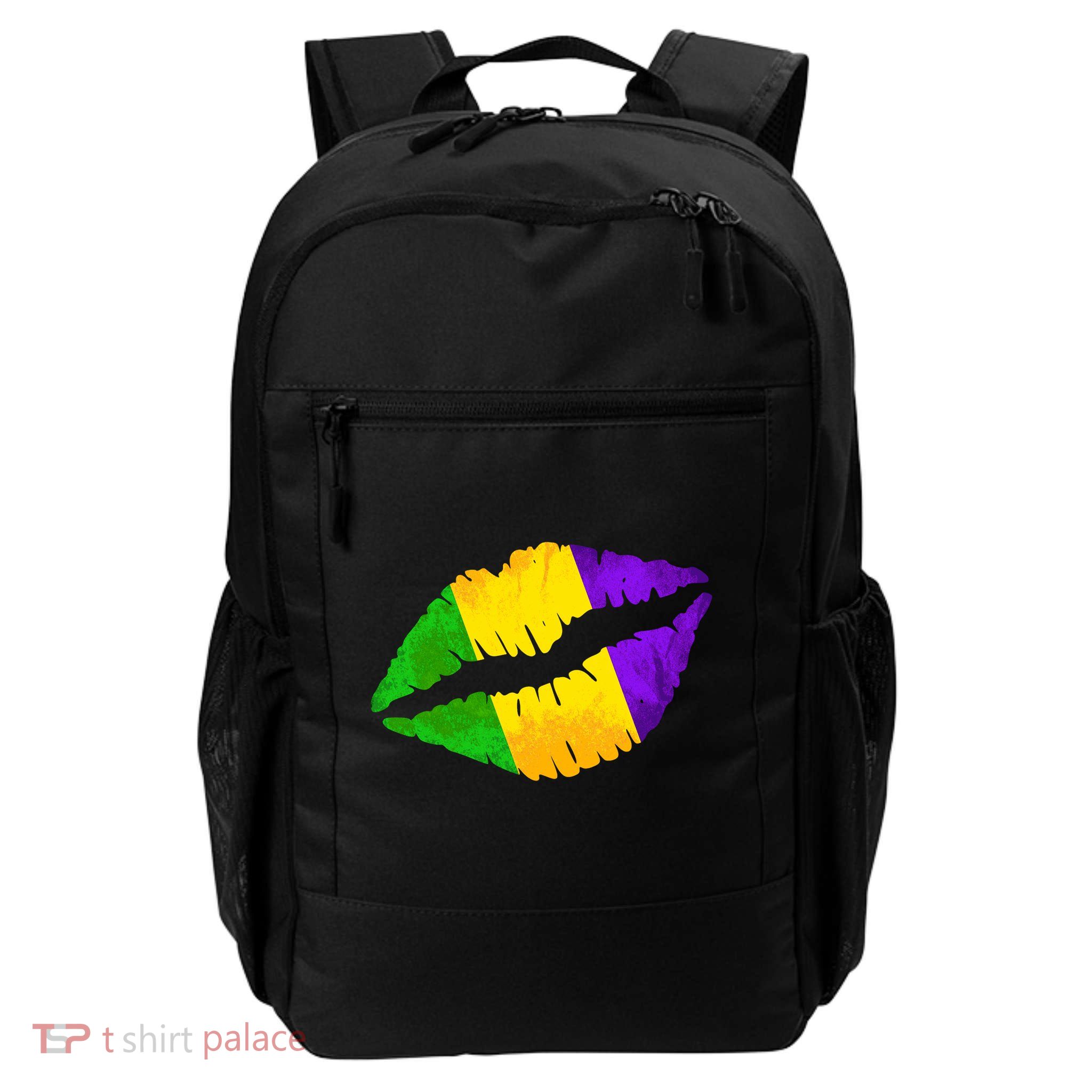Mardi Gras Lips Design Backpack