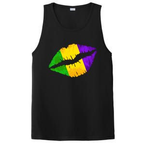 Mardi Gras Lips Design PosiCharge Competitor Tank