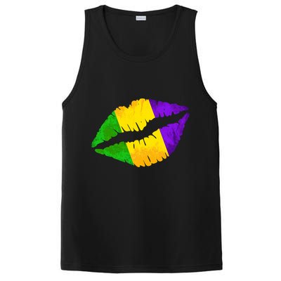 Mardi Gras Lips Design PosiCharge Competitor Tank