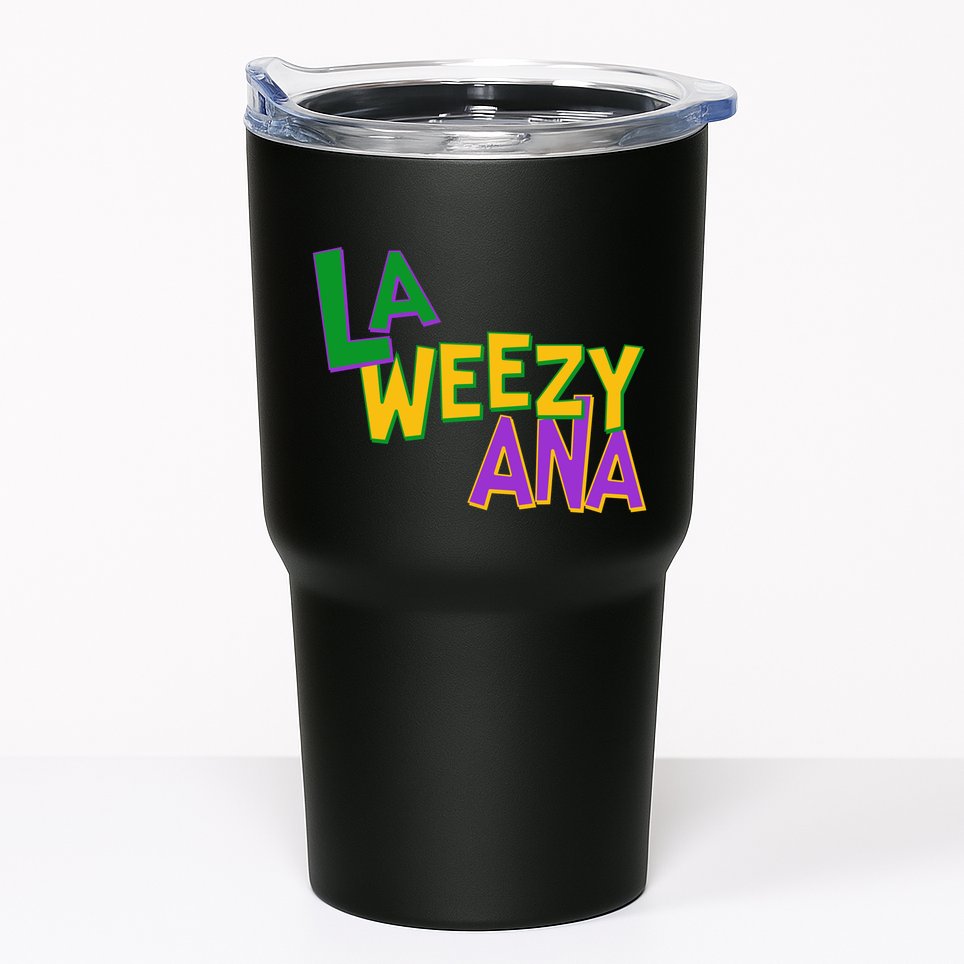 Mardi Gras La Weezy Ana Tumbler
