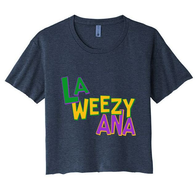 Mardi Gras La Weezy Ana Crop Top