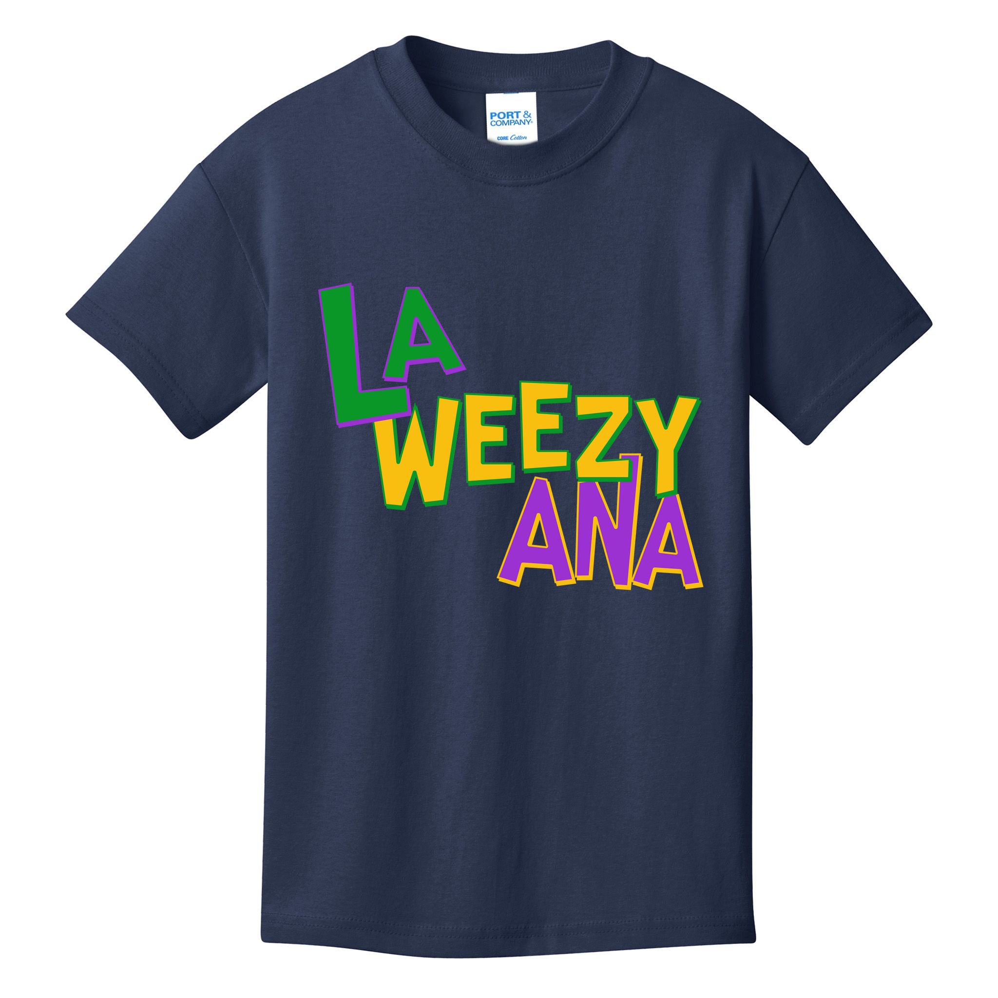 Mardi Gras La Weezy Ana Kids T-Shirt