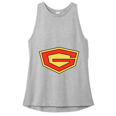 Manga Gatchaman Logo Gatchaman Ladies PosiCharge Tri-Blend Wicking Tank