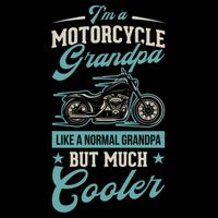 Motorcycle Grandpa Like A Normal Grandpa But Much Cooler Gift Impact Tech Backpack