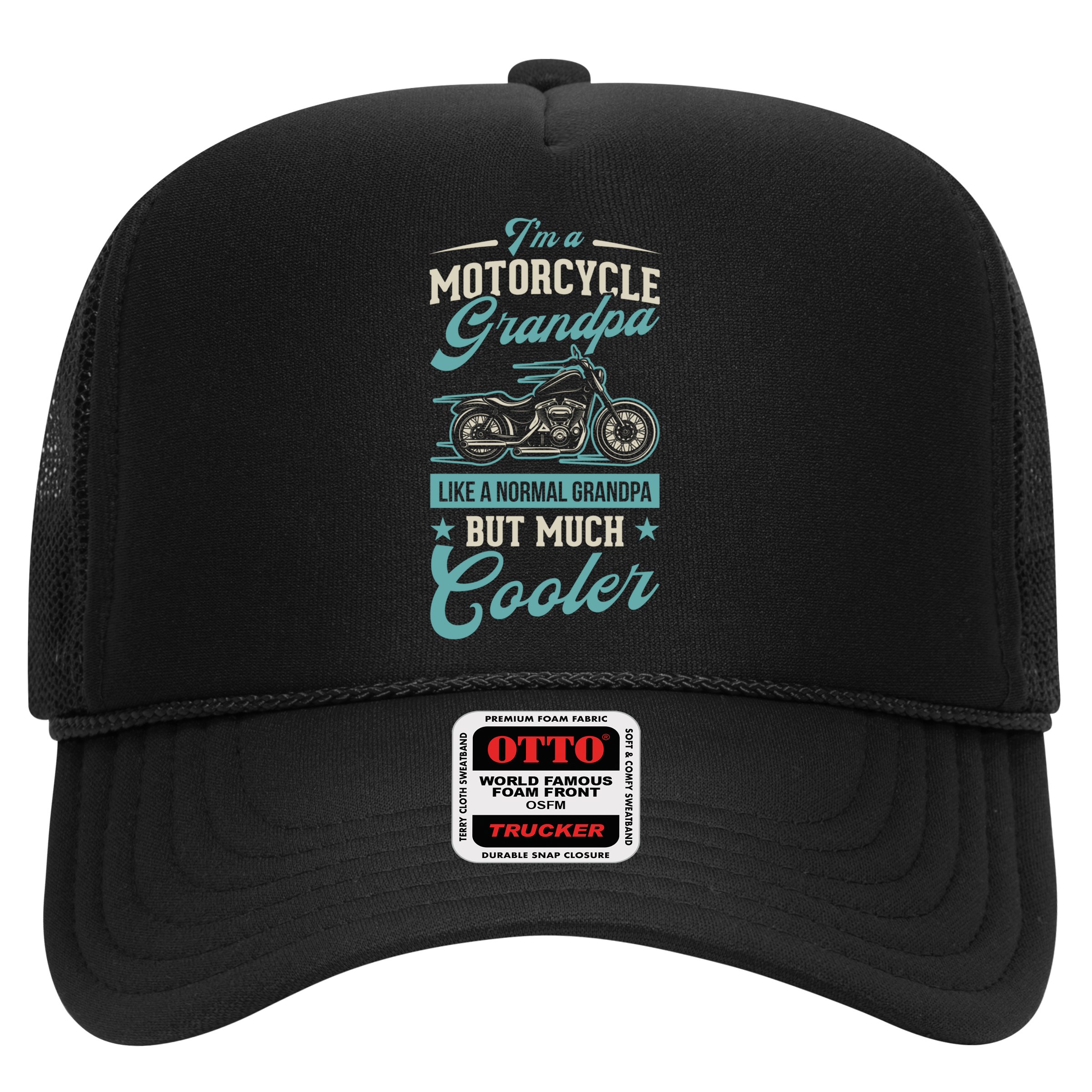 Motorcycle Grandpa Like A Normal Grandpa But Much Cooler Gift Hat
