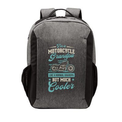 Motorcycle Grandpa Like A Normal Grandpa But Much Cooler Gift Vector Backpack