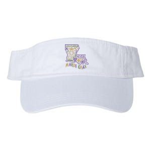 Mardi Gras Louisiana Map Valucap Bio-Washed Visor