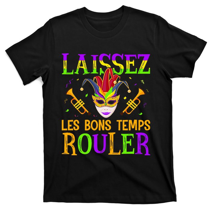 Mardi Gras Laissez Les Bons Temps Rouler Fat Tuesdays T-Shirt