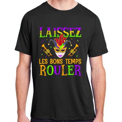 Mardi Gras Laissez Les Bons Temps Rouler Fat Tuesdays Adult ChromaSoft Performance T-Shirt