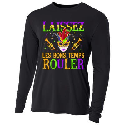 Mardi Gras Laissez Les Bons Temps Rouler Fat Tuesdays Cooling Performance Long Sleeve Crew